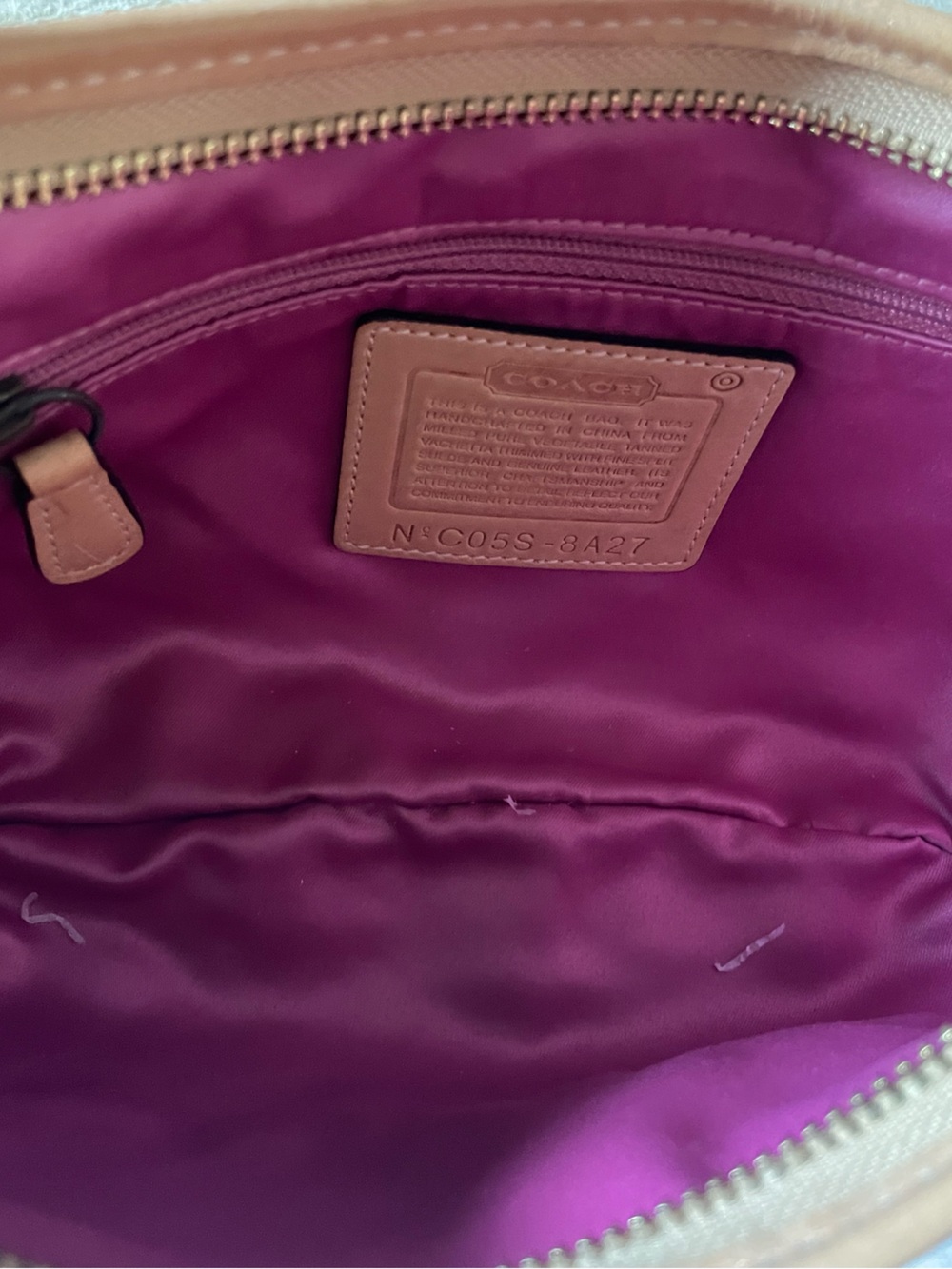 Vtg 2005 Coach Studded Crystal Vachetta Leather Soho Hobo Bag 8A27 Y2K NWT READ - Picture 8 of 11